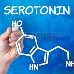21639384-hand-with-pen-drawing-the-chemical-formula-of-serotonin