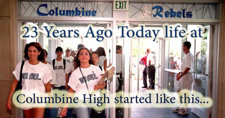 23 Years Ago Today life at Columbine High started like this…